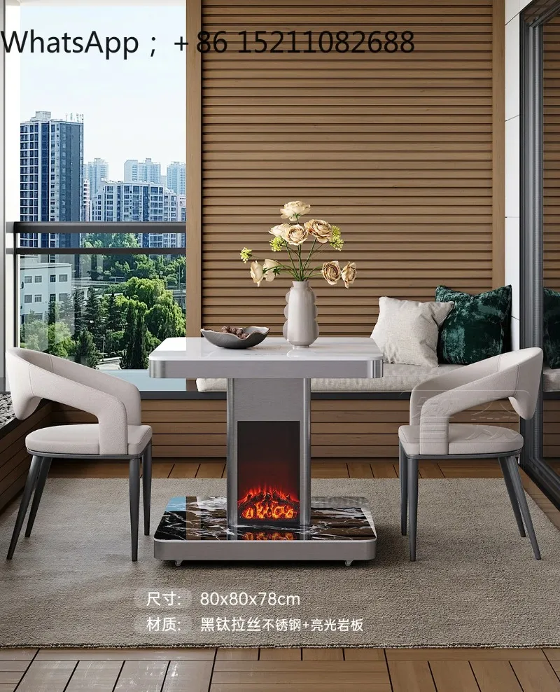 SCYsquare heating table household roasting table four-sided multi-functional living room high-end electric roasting coffee table