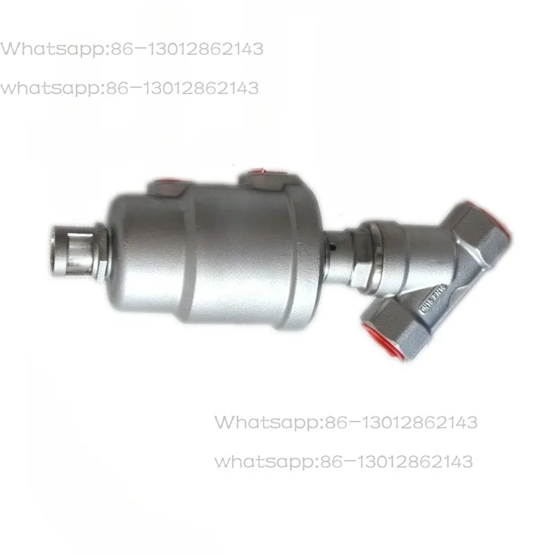 

High temperature sterilized stainless steel pneumatic angle seat valve, corrosion resistant steam thread high temperature DN20