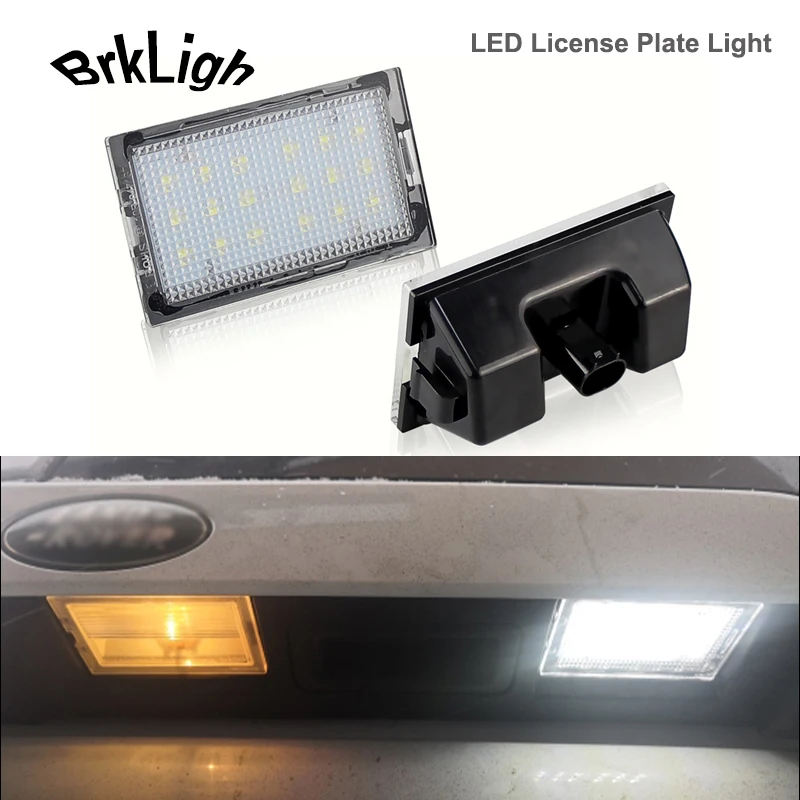 

2Pcs No Error LED License Plate Lights For Land Rover Discover LR3 LR4 Range Freelander LR2 Rover Sport L320 Number Plate Lamps