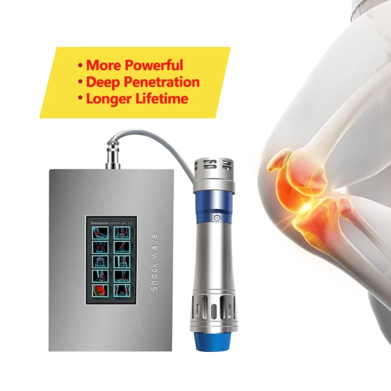 Shock Wave Equipment  Shock Wave Equipment for Physiotherapy Extracorporeal for Pain Relief Electromagnetic and Ed Treatment