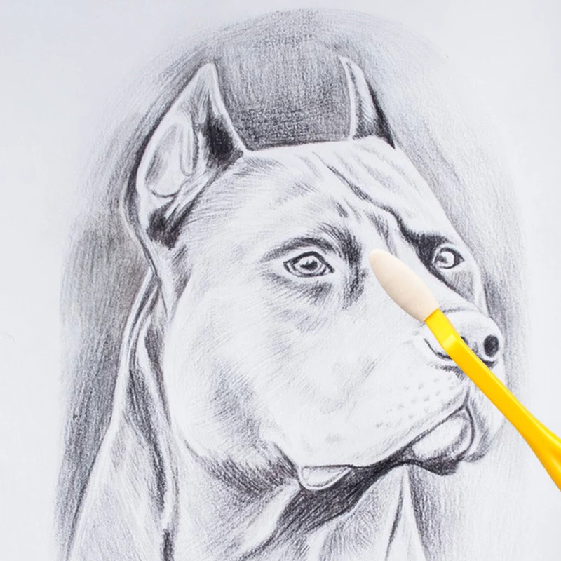 1Set Art Sketch Wipe Faca Desenho Correto Detalhe Eraser Pen Sketch Clean Tool