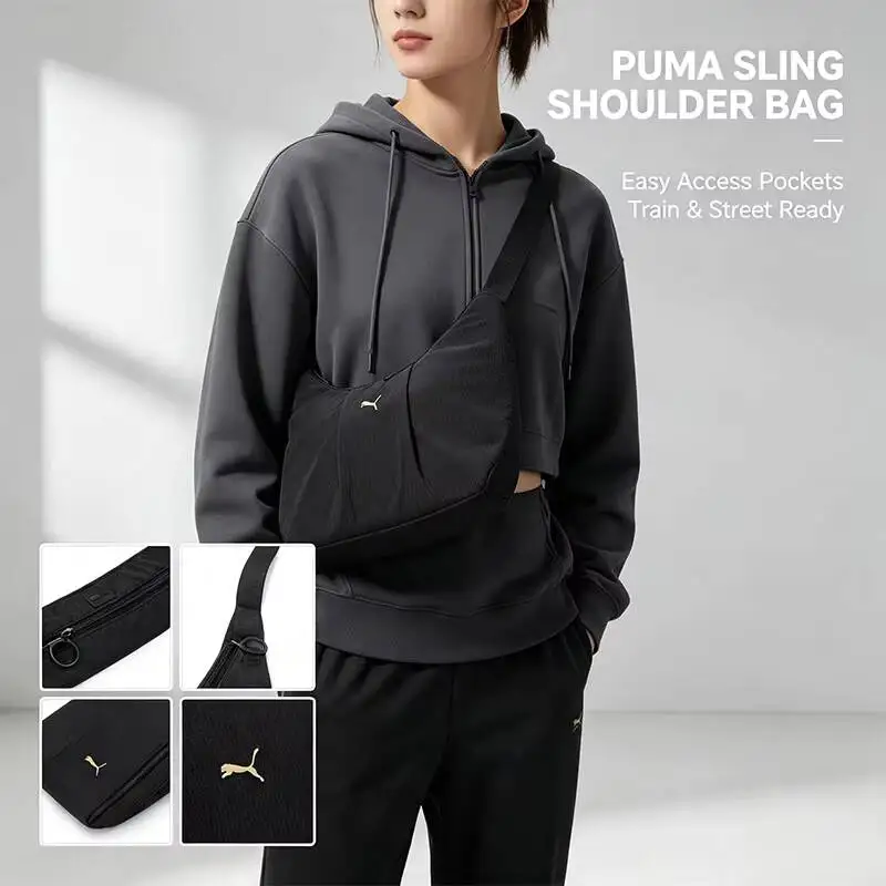 Hobo Hot Puma Shoulder Bag Fashion Handbag Sling Bag Casual Sports Urban Style Compact Lightweight Everyday Travel Street Purse