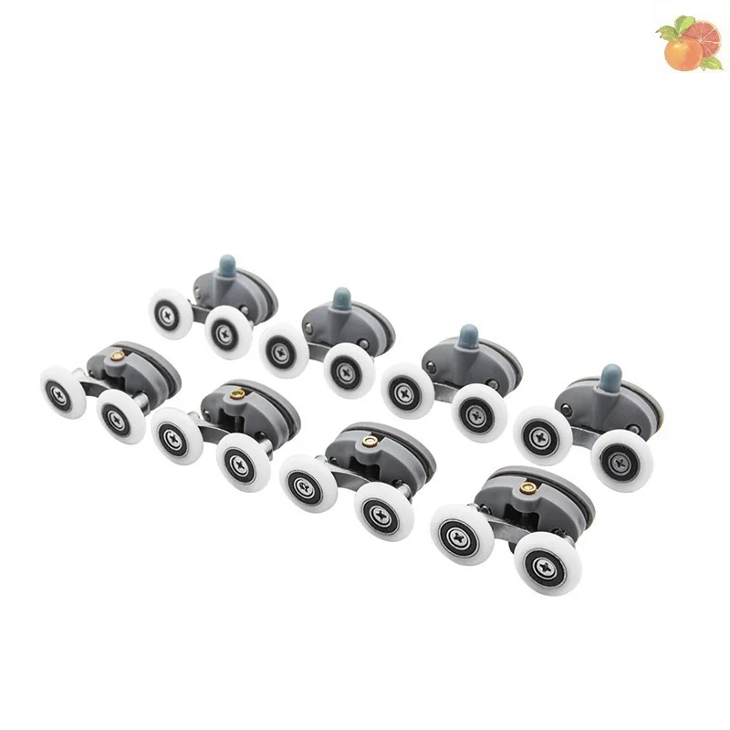 Cabins Pulley Shower Room Twin Shower Door Rollers/Runners Wheels Shower Room Pulley 23/25/27MM