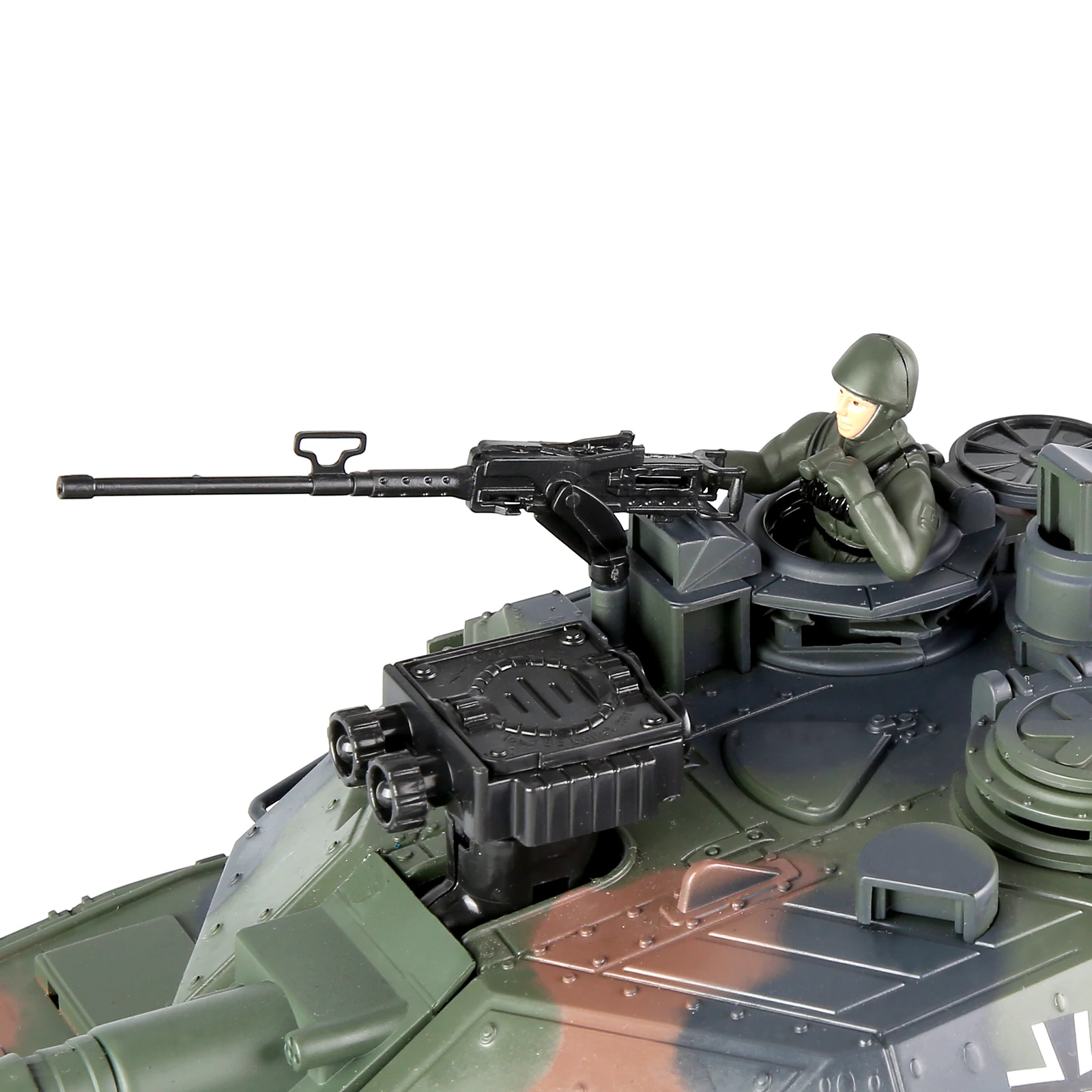 Coolbank 1:18 RC Battle Tank Set Zdalnie sterowany niemiecki model czołgu Leopard II, który strzela 2,4 GHz Zabawka pojazdu wojskowego dla dzieci i dorosłych