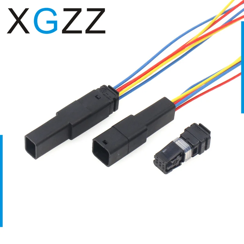Automotive connector 2-2112594-1 TE waterproof connector MQS female terminal sheath shell 6-hole plug