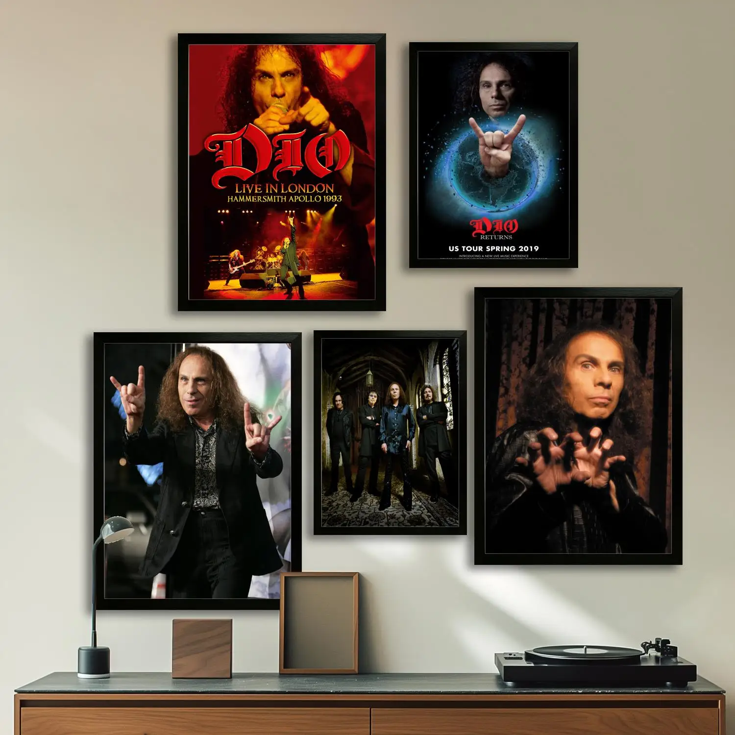 ronnie james dio Canvas Art Poster, Wall Art Picture Print, Modern Family Bedroom Decor Posters,Decorative painting