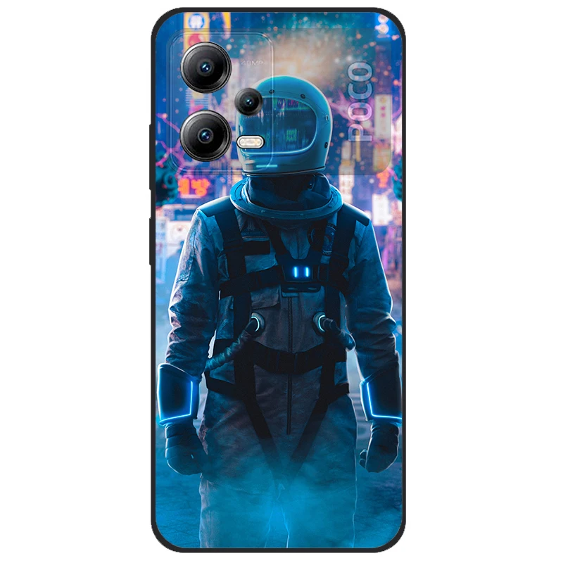 For Xiaomi Poco X5 5G Case 2023 Silicone Shockproof Soft TPU Phone Cover For Xiaomi Poco X5 Pro Funda POCOX5 X5Pro Capa Cartoon
