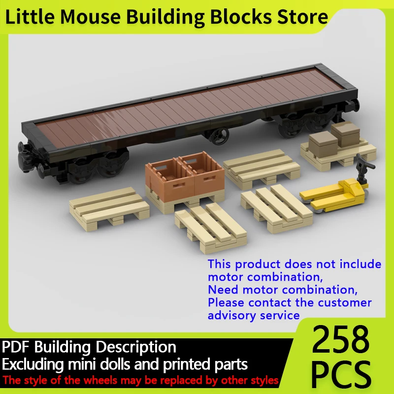 

Модель городской автомобиль MOC, строительные кирпичи, 4 оси, плоская кровать, поезд, автомобиль, модульная технология, детские праздничные подарки, сборка игрушек, костюм