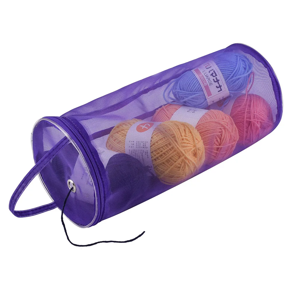 

Versatile Crochet Storage Bag Knitting Yarn Pouch Functional And Stylish Travel-Friendly Organizer