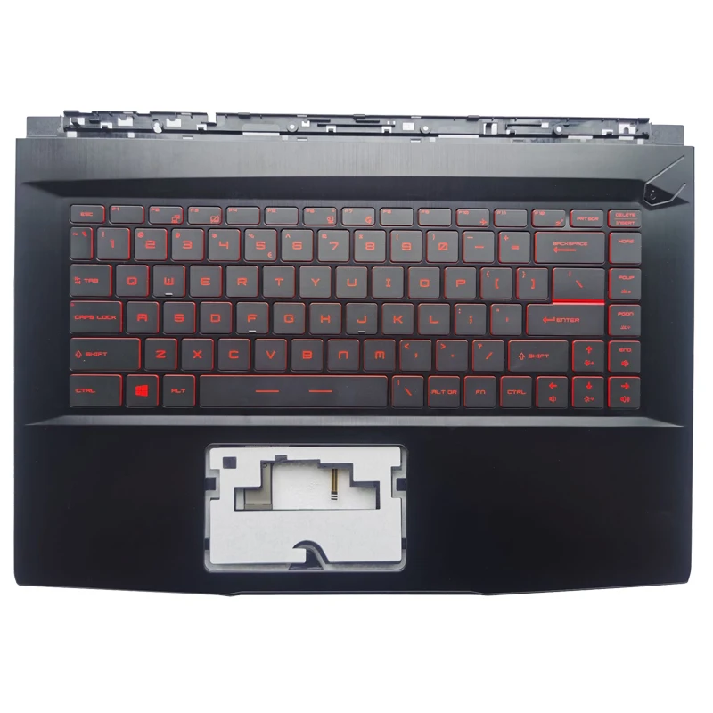 New Backlit US Keyboard For MSI GF63 8RC 8RD MS-16R1 With Palmrest Upper Cover Case