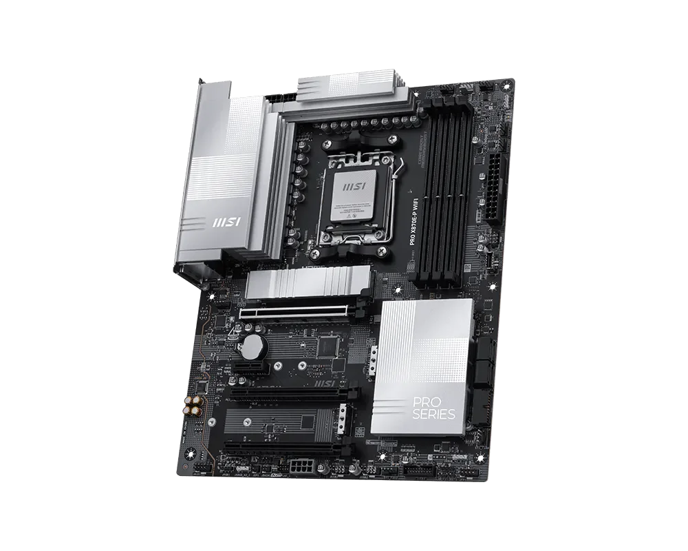 MSI PRO X870E-P WIFI Motherboard AM5 CPU Support Ryzen 7 9800X3D 7 7800X3D 9 7900X3D 9 9950X 7 8700G Ram DDR5 ATX AMD X870E PC