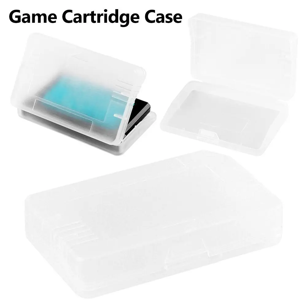 2PCS Plastic Game Cartridge Case Clear Anti-Dust Gaming Card Box Hard Shell Scratch-Resistant for GameBoy Color GBA