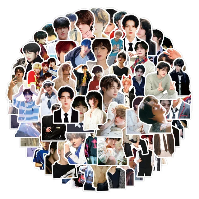 110Pcs Korea Team Stickers Korean Star Kpop DIY Stickers Scrapbooking Phone Luggage Skateboard Decorative Waterproof Decals 2