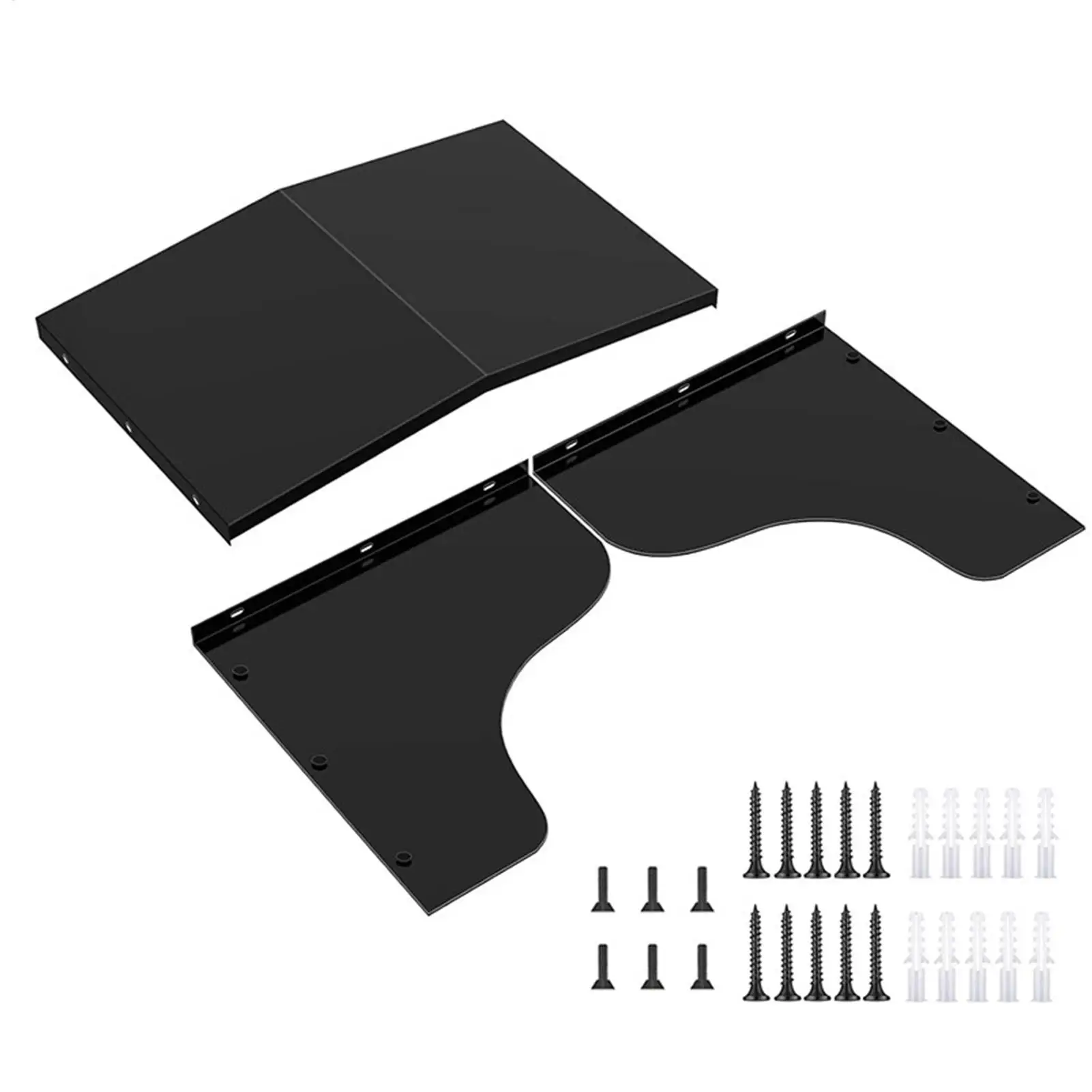 EV Charger Protective Roof Cover Wall Mount Aluminum Weatherproof Canopy Rain & UV Shield for Outdoor Parking Lot Garage