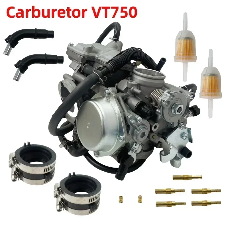 

Motorcycle Accessories Carburetor Dual Carb for Honda Shadow ACE 750 VT750C 1998-2003 VT750 16100-MBA-980 Competition Moto