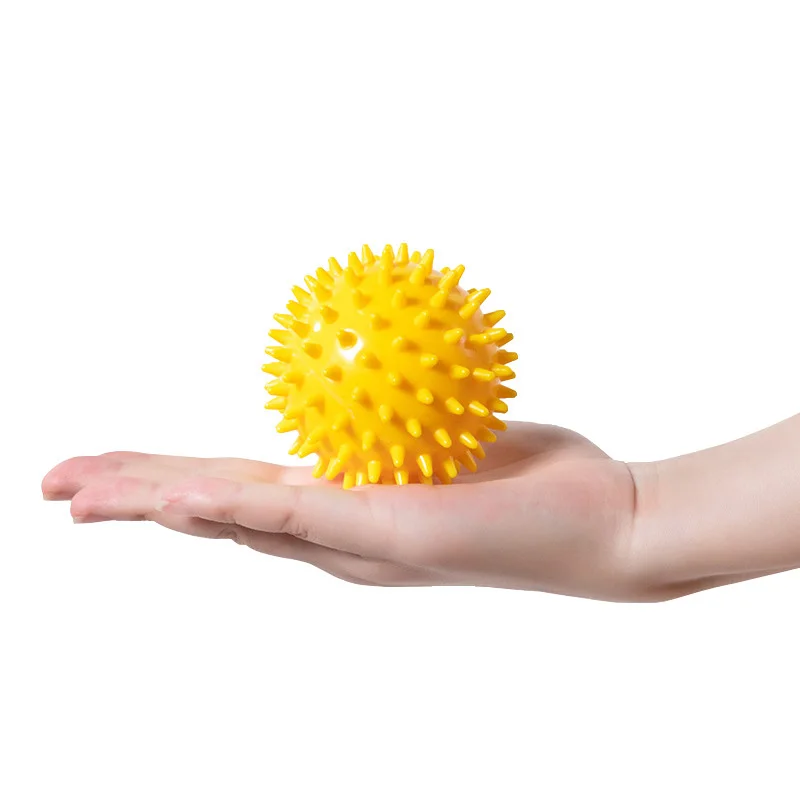 1 Pcs Yoga Massage Ball 9cm Plantar Hedgehog Ball PVC Fitness Fascia Ball Multicolor Muscle Relaxation Grip Ball