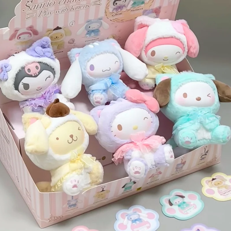 

Новая распродажа, натуральная серия Doby Kitten, слепая коробка, украшение-сюрприз, коллекционная модная игрушка, рюкзак, подвеска, праздничный подарок для девочек, игрушки