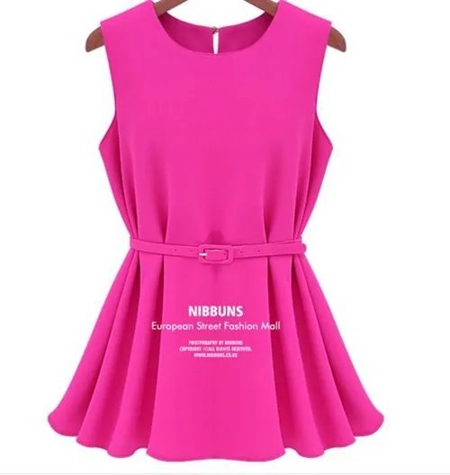 

Summer 2024 Women Sexy Loose Chiffon Blouse irt Svel round Ne Svel Pure Color Commute Sle Polyester Fiber