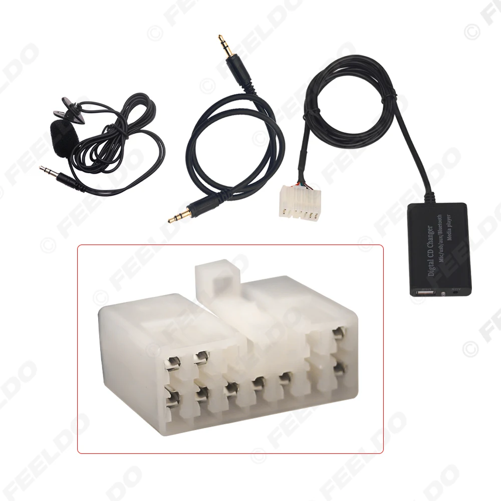 Car MP3 Player Radio CD Changer USB SD AUX Digital Music Adapter for Toyota Lexus Corolla