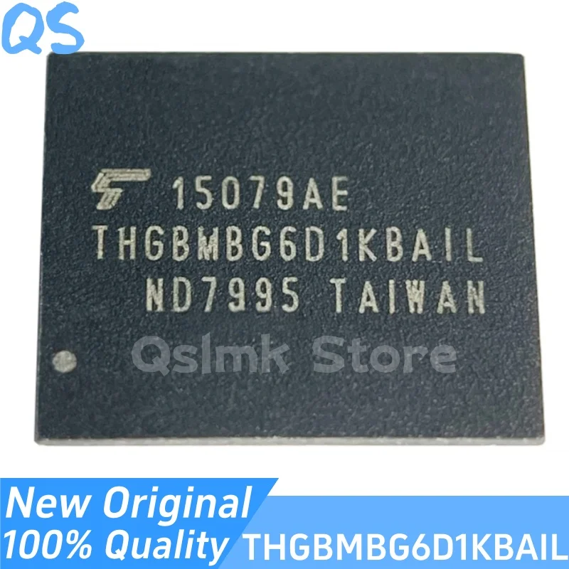 

New Original THGBMBG6D1KBAIL BGA-153 8GB EMMC 5.0 version NAND flash memory