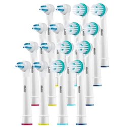 Replacement Toothbrush Heads for Oral B Ortho and Power Tip Brush Heads Compatible with Oralb Electric Toothbrush for Braces