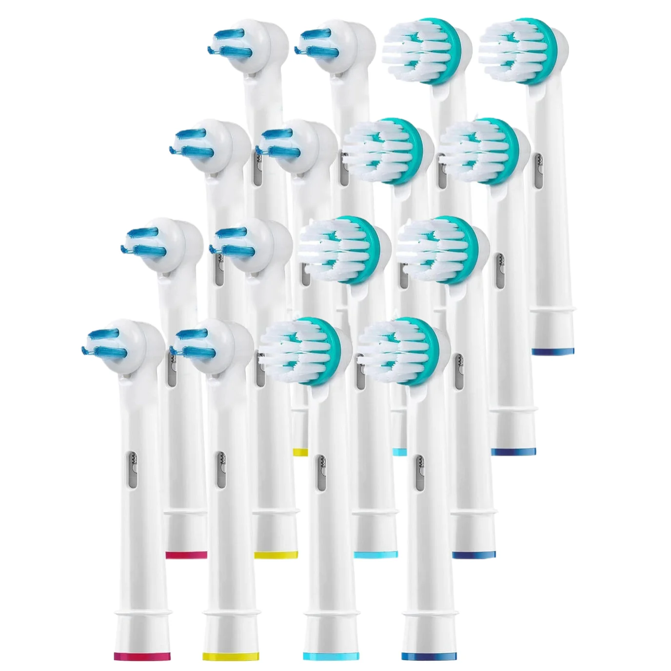 Replacement Toothbrush Heads for Oral B Ortho and Power Tip Brush Heads Compatible with Oralb Electric Toothbrush for Braces