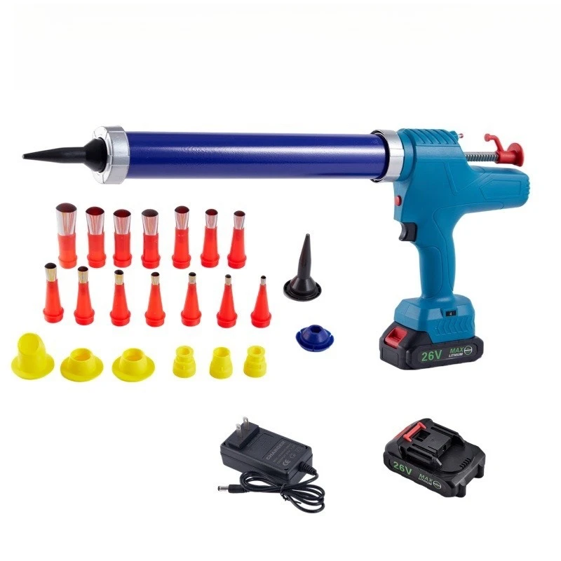 

2025 Electric glue gun - structure for glass glue gun - soft and hard glue - large lithium battery - dual-use rechargeable type