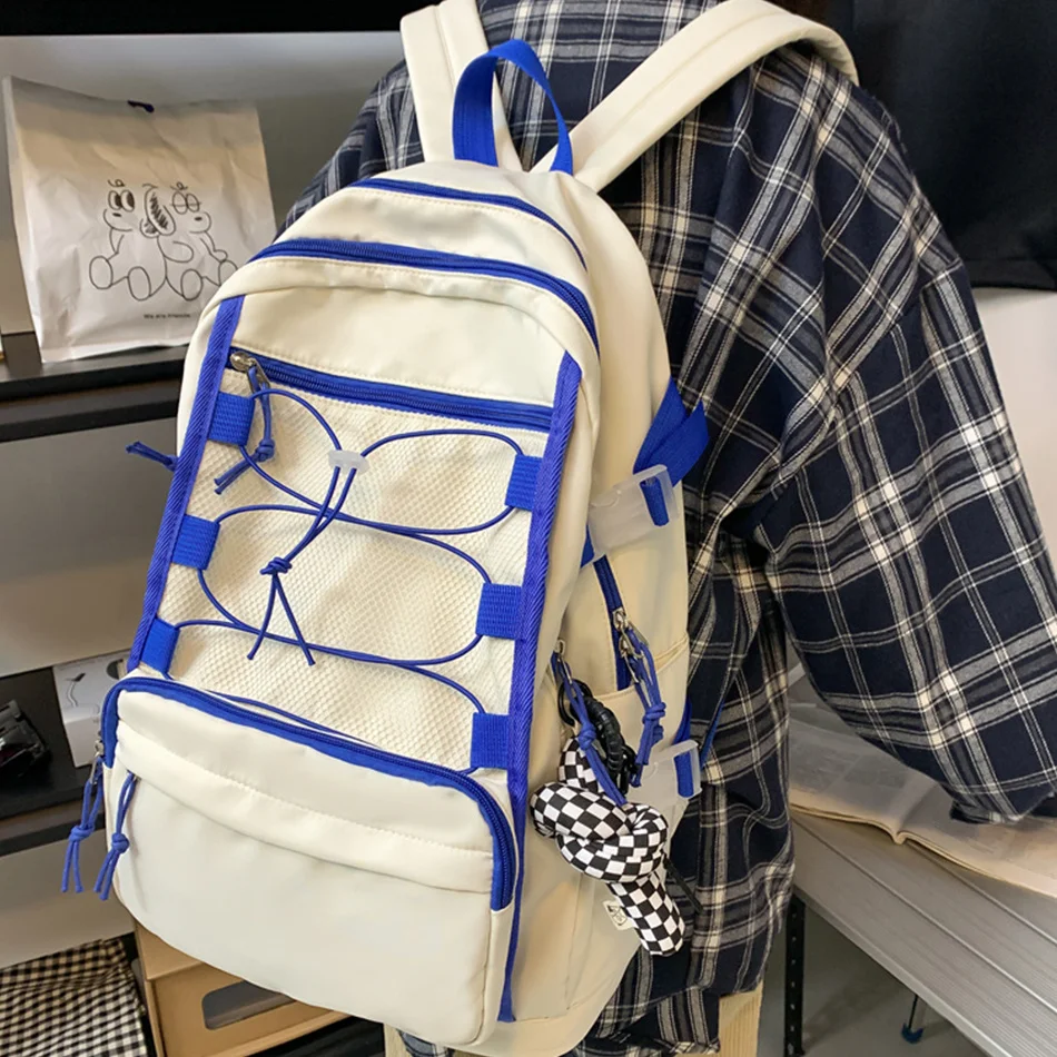 

Нейлоновый водонепроницаемый рюкзак в стиле преппи, кошельки, модный дизайнерский студенческий рюкзак для девочек-подростков, большой рюкзак для путешествий на открытом воздухе