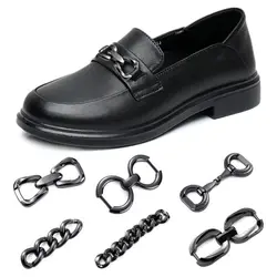 New Fashion Clothing Accessories Decoration Belt Buckle Shoes Buckles Metal Shoe Chain DIY Shoes Bag Metal Buckles