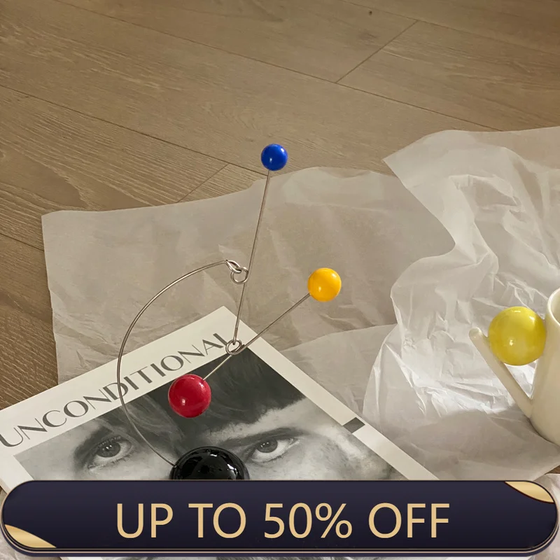 Desk Mobiles Calder Desk Balance Device Dynamic Sculpture Decoration Ins Niche Art Decoration