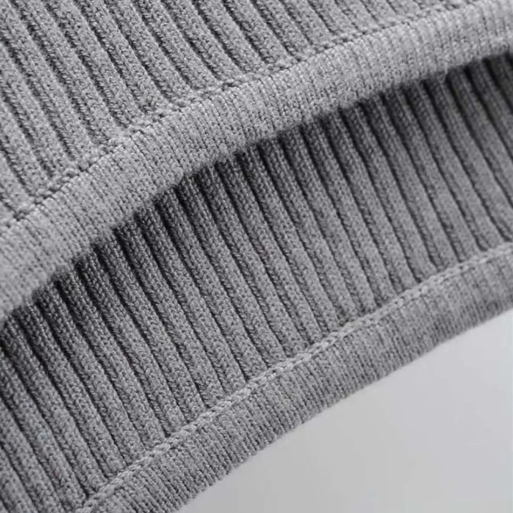 

Fashion Slim Knit Long Sleeve Crop Top Thin Solid Color Cropped Sweaters Pullovers Harajuku Simple O-neck Knitted T-shirt Lady