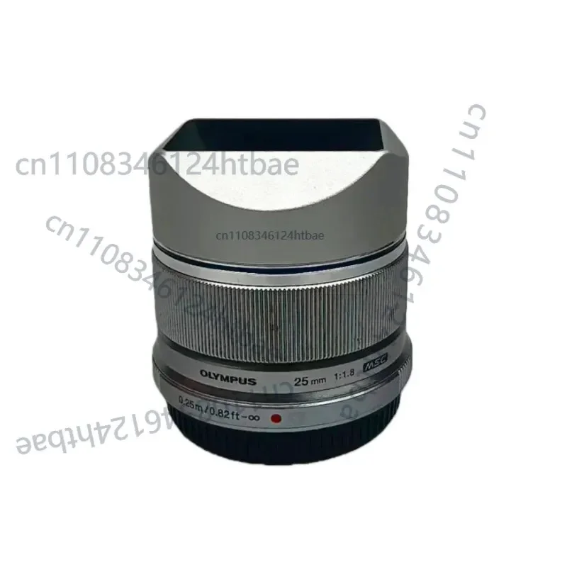 

For Olympus M.Zuiko Digital 25mm F1.8 Metal Bayonet Square Lens hood With Cap