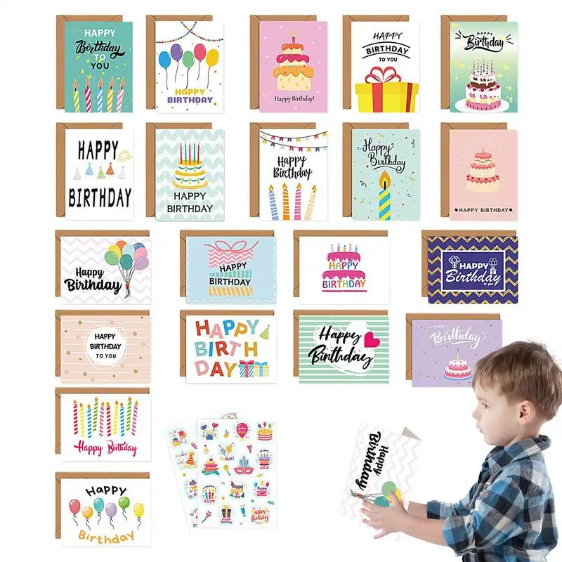 

Fun Birthday Cards Assorted Folding Birthday Cards With Envelopes Smooth Greeting Cards Assortmentfor Colleagues Friends