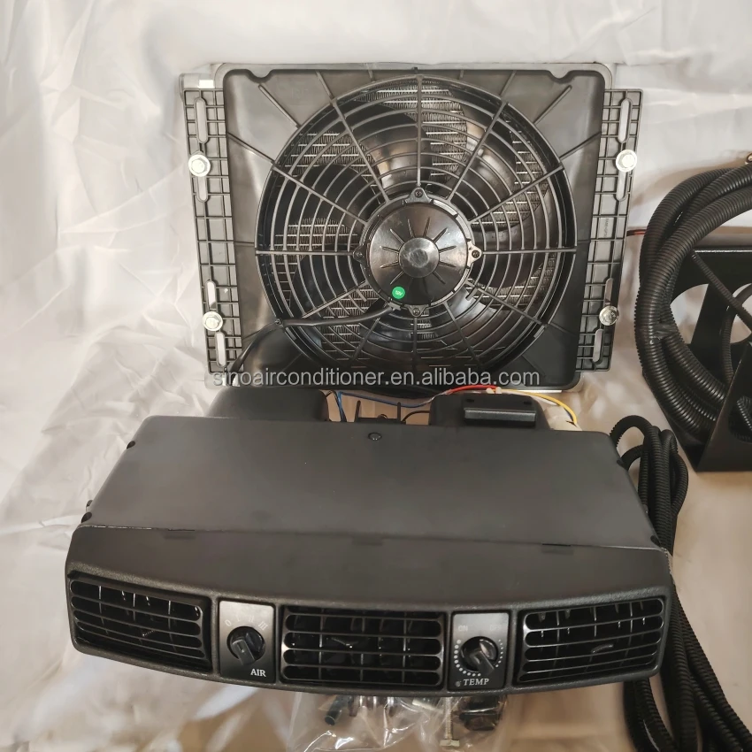 التدفئة التبريد العالمية الكهربائية 24 فولت وقوف السيارات 12 فولت سيارة تحت لوح التيار المتناوب 12 فولت تكييف الهواء التلقائي #3