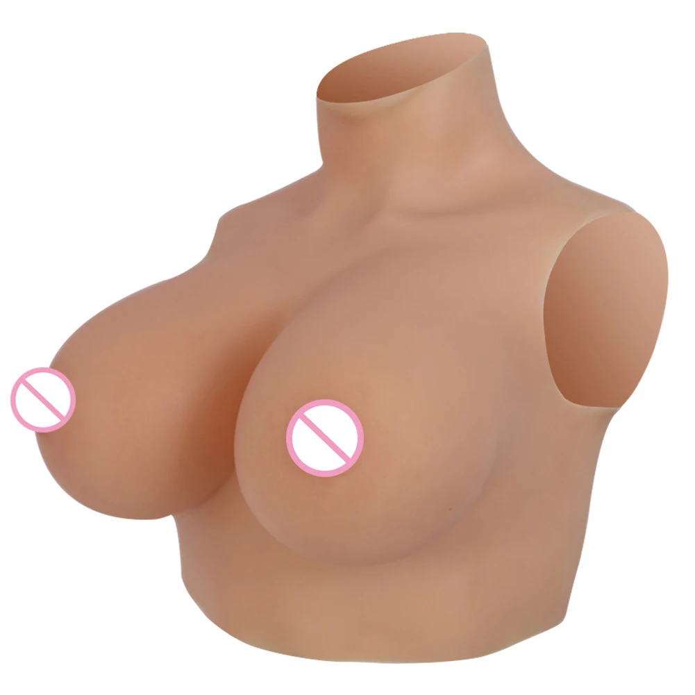 Eyung Silicone Breasts Transvestite Fake Breasts For Crossdressing Tits Enhancer Crossdresser Drag Queen Breastplate Cosplay