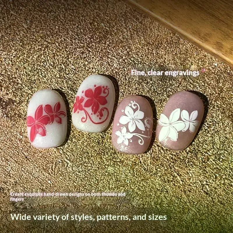 Bowknot Tie Nail Stamping Plates Nail Design Floral Flower Leaf Nail Art Stamp Stencil Printing Template Manicure Tools