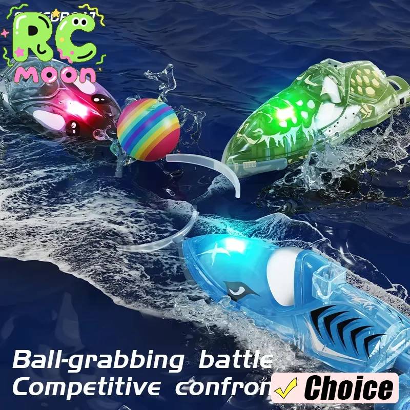 

Remote Control Speedboat Mini Handheld Fun Safety High Speed Waterproof 1 Click Control Electric Remote Control Water Toys