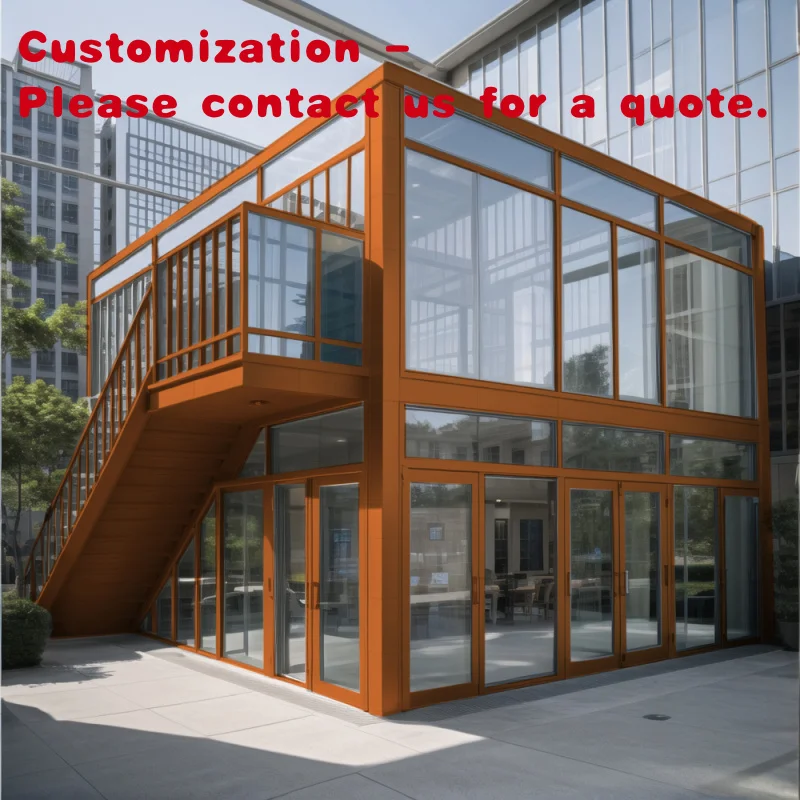 

custom.Popular 40ft Light Steel Portable Prefab Foldable Container House Fast Build Construction Soundproof Prefabricated Outdoo