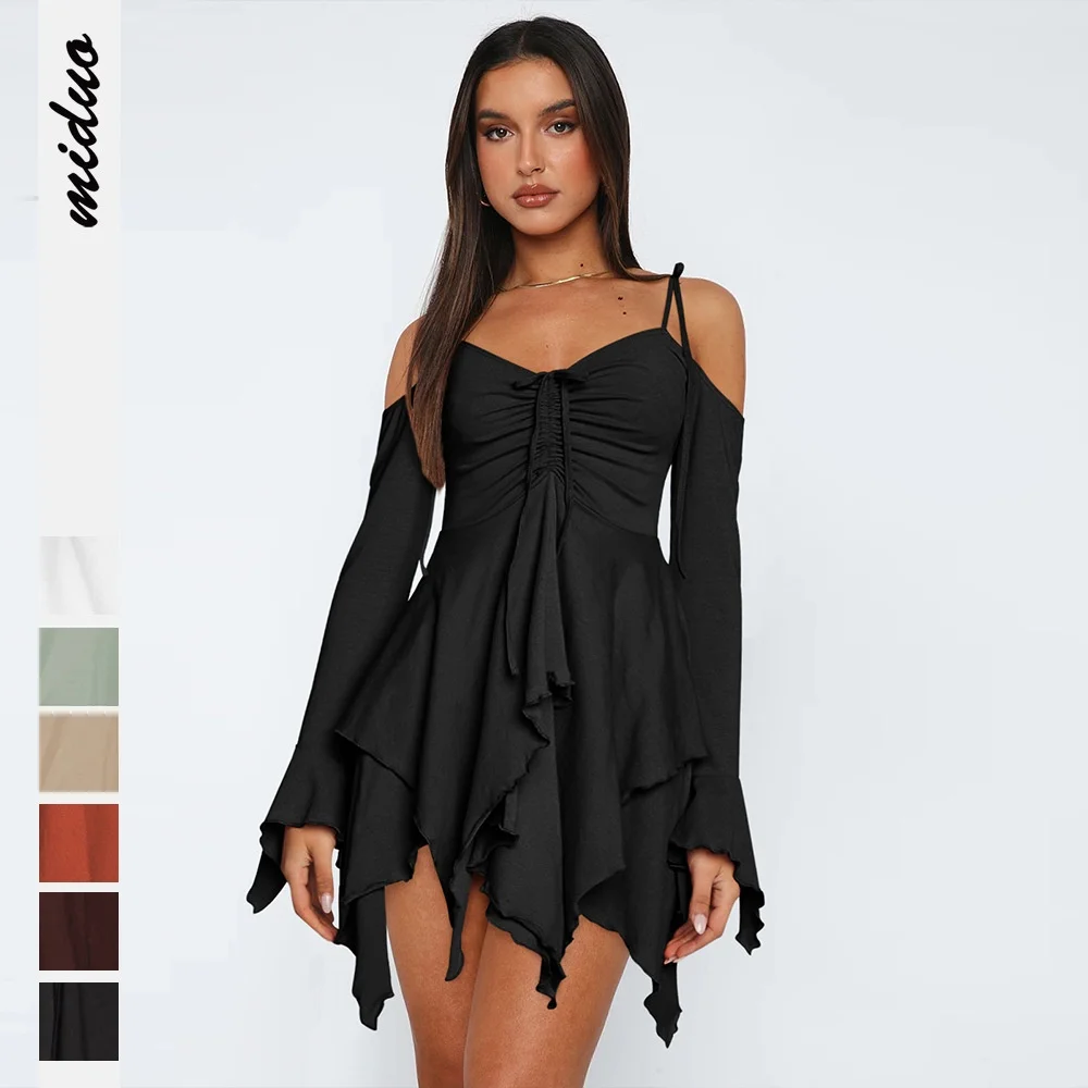 Vestido Longo de loween com Saia Curta, Gown Assimétrico Sem Alças, Design Mosaico Flipkart, Cintura Alta, Sem Marca