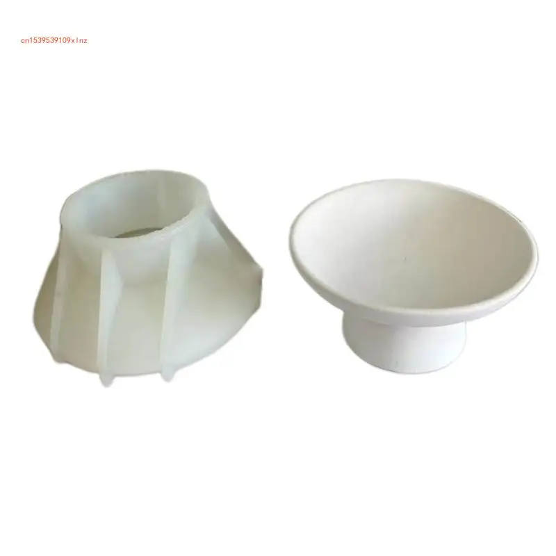 

Round Fruit Storage Tray Mold Round Dish Mold Home Decoration Silicone Mold for Resin Concrete Cement Tray DIY Durable