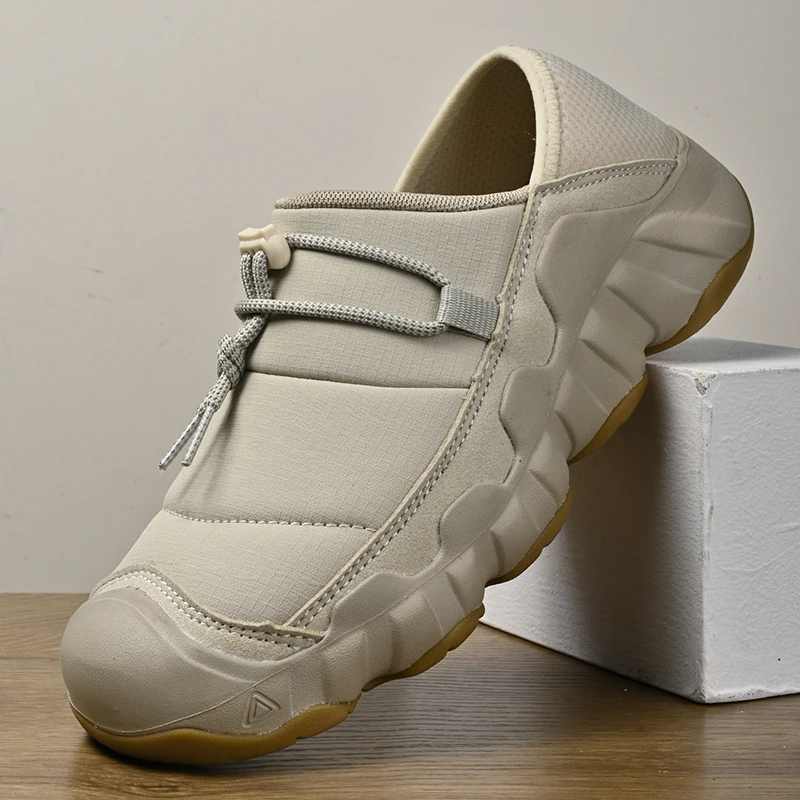 Nowe męskie buty trekkingowe, antypoślizgowe męskie buty outdoorowe do podróży i na kemping, zimowe ocieplane buty z bawełną, całoroczne męskie buty