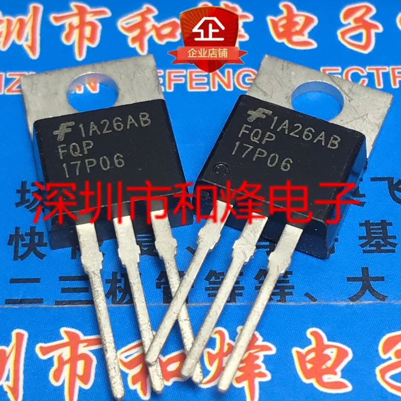 5PCS-10PCS FQP17P06 TO-220 -600V -17A ใหม่และต้นฉบับบนสต็อก