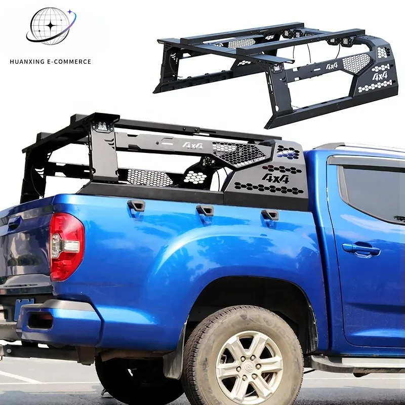 Sports Anti Roll bar Multifunction  Basket Roof Rack for  BT-50 Hi-Racer Double-Cab 2020