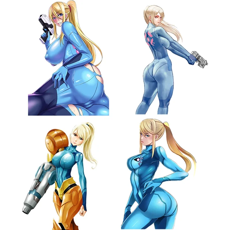 

Metroid Car Sticker Spice Sams Alan Beauty Weifu Wall Sticker Dirt Bike Motorcycle Fridge Helmet Laptop Skateboard Mug Decal