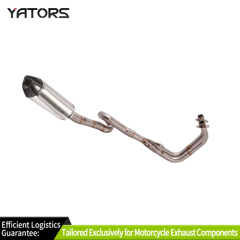 

Exhaust Systems Header Link Pipe Exhaust Muffler Tips For Kawasaki Z400 Ninja 250 400 2017-2022 Exhausts Pipes