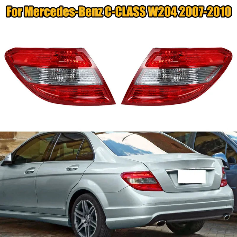 

Car Rear Taillight Housing Brake Light Reversing Lamp No Bulb For Mercedes-Benz C-CLASS W204 2007 2008 2009 2010 Auto Parts