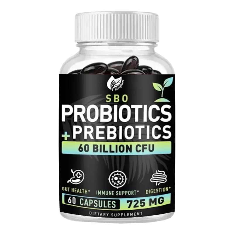 

Пробиотики и пребиотики 60 миллиардов CFU Lactobacillus Boulardii и Bifidobacterium 60 капсул