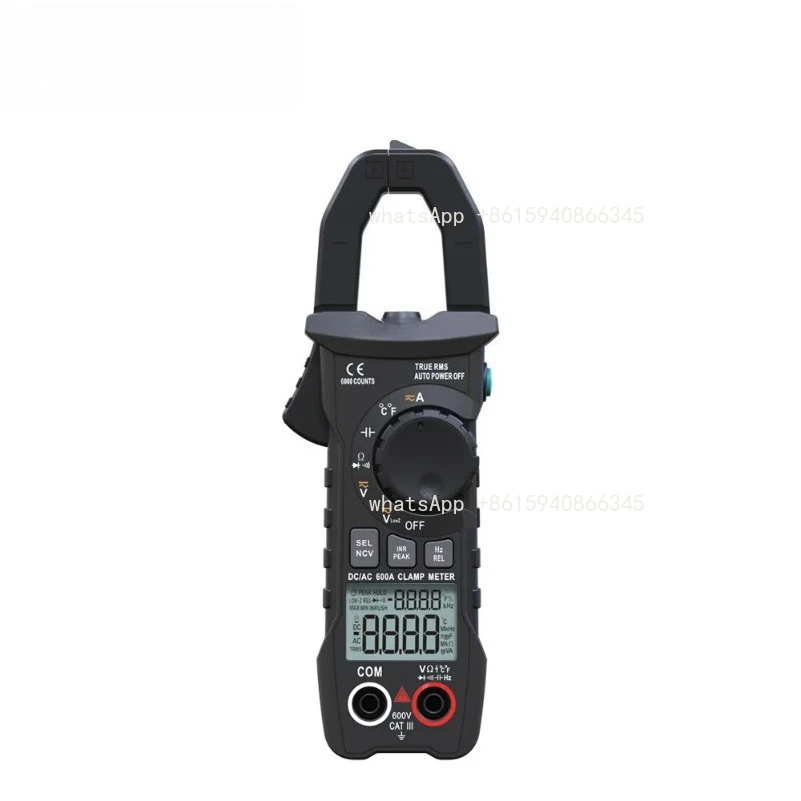 

Automatic Range Measurable Voltage Resistance On/Off Temperature Intelligent Burning Prevention AC/DC Clamp on Meter