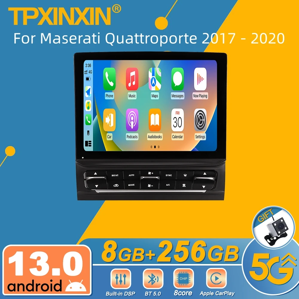 

For Maserati Quattroporte 2017 - 2020 Android Car Radio Multimedia Video Player Wireless Carplay Autoradio Stereo GPS Navi Head