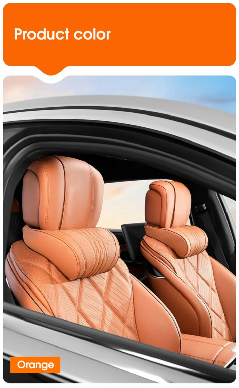 TazerApex Auto-Kopfstütze Universelles Reisekissen 3D Nackenkissen Nackenschutz Weiches Flauschiges Komfortables Nackenkissen Auto-Zubehör – Detail 10